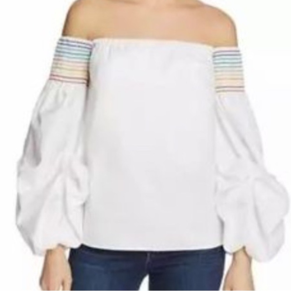 Greysn Balloon Puff Sleeve Blouse